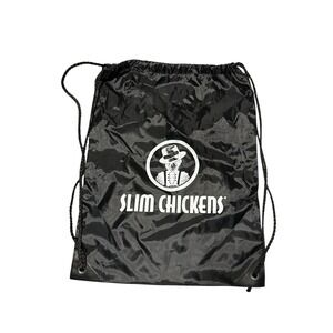 Slim‎ Chickens Drawstring Sack Day Pack Gym Tote Locker Bag Back Pack